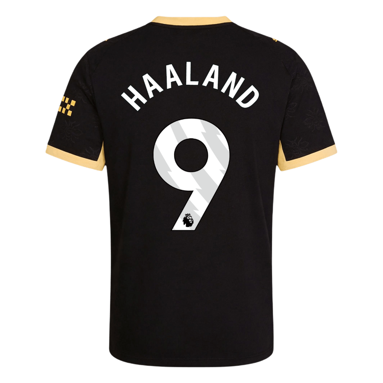 HAALAND #9 Manchester City Játékos Verzió Idegenbeli Mez 2026/27 Fekete