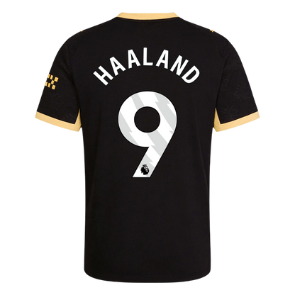 HAALAND #9 Manchester City Játékos Verzió Idegenbeli Mez 2026/27 Fekete