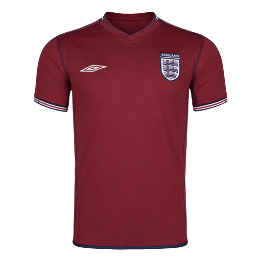 Anglia Idegenbeli Retro Futball Mez 2002 Piros