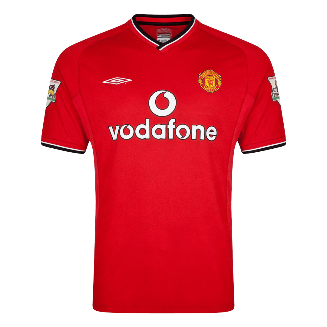 Manchester United Hazai Retro Futball Mez 2000/02 Piros
