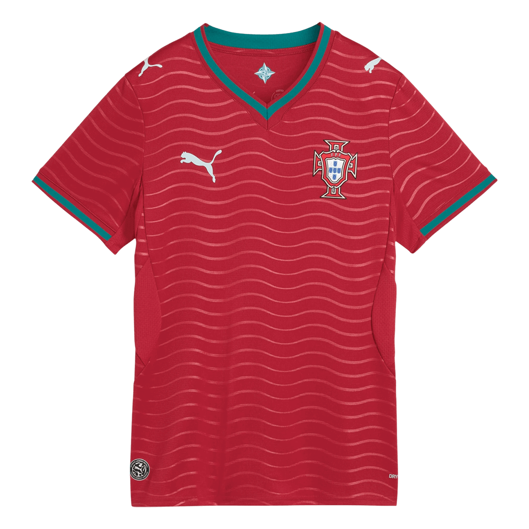 Női Portugal Hazai Futball Mez 2026 Piros