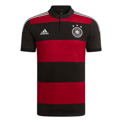 Németország Idegenbeli Retro Futball Mez 2014 Fekete&Piros