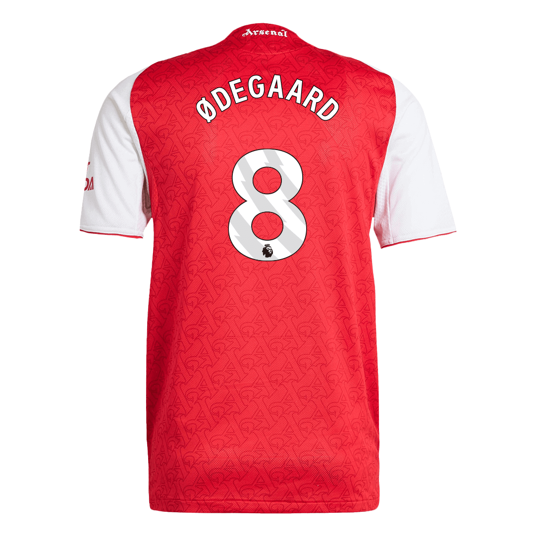 ØDEGAARD #8 Játékos Arsenal Otthoni Soccer Mez 2025/26 Piros