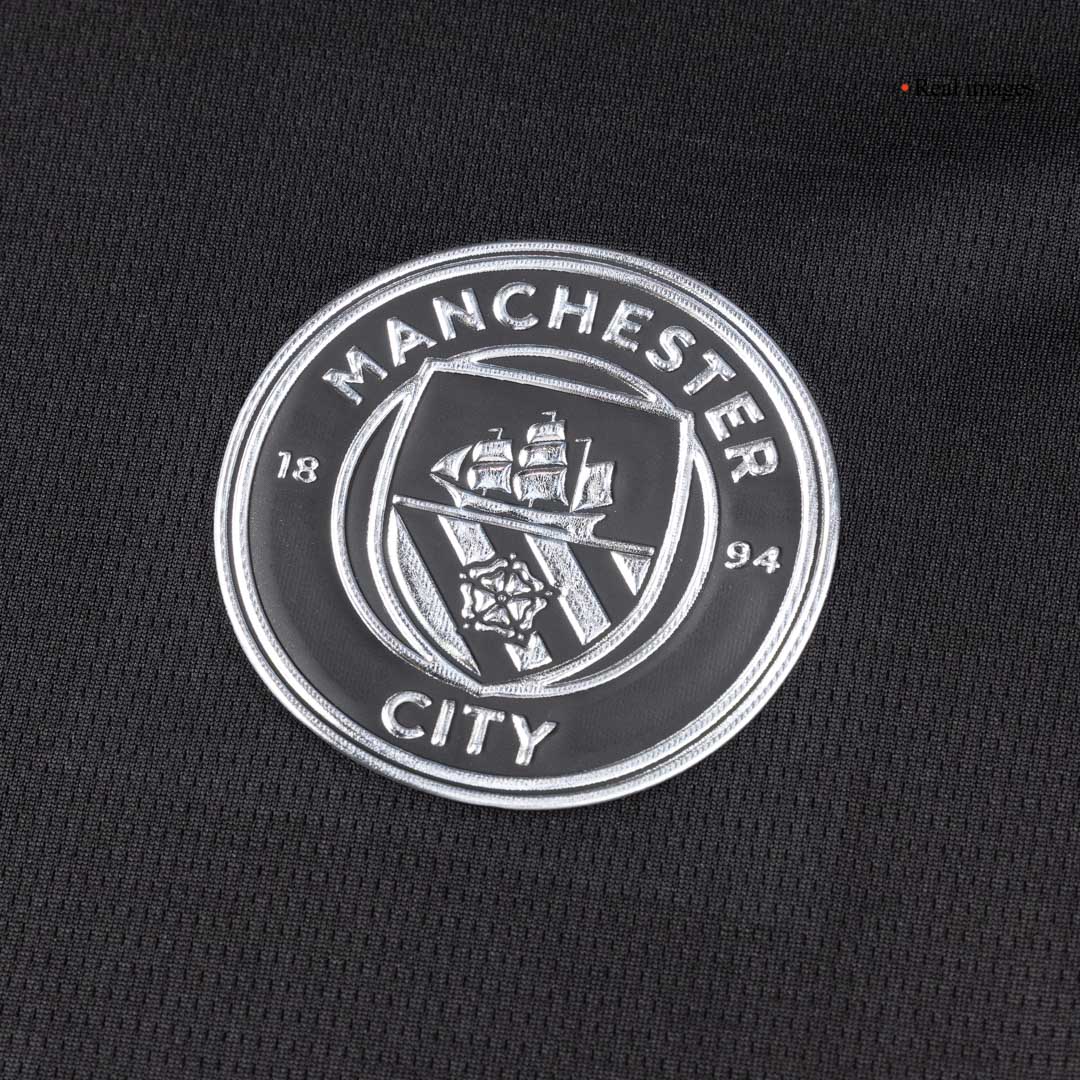RODRIGO #16 Manchester City Idegenbeli Futball Mez 2025/26 Fekete