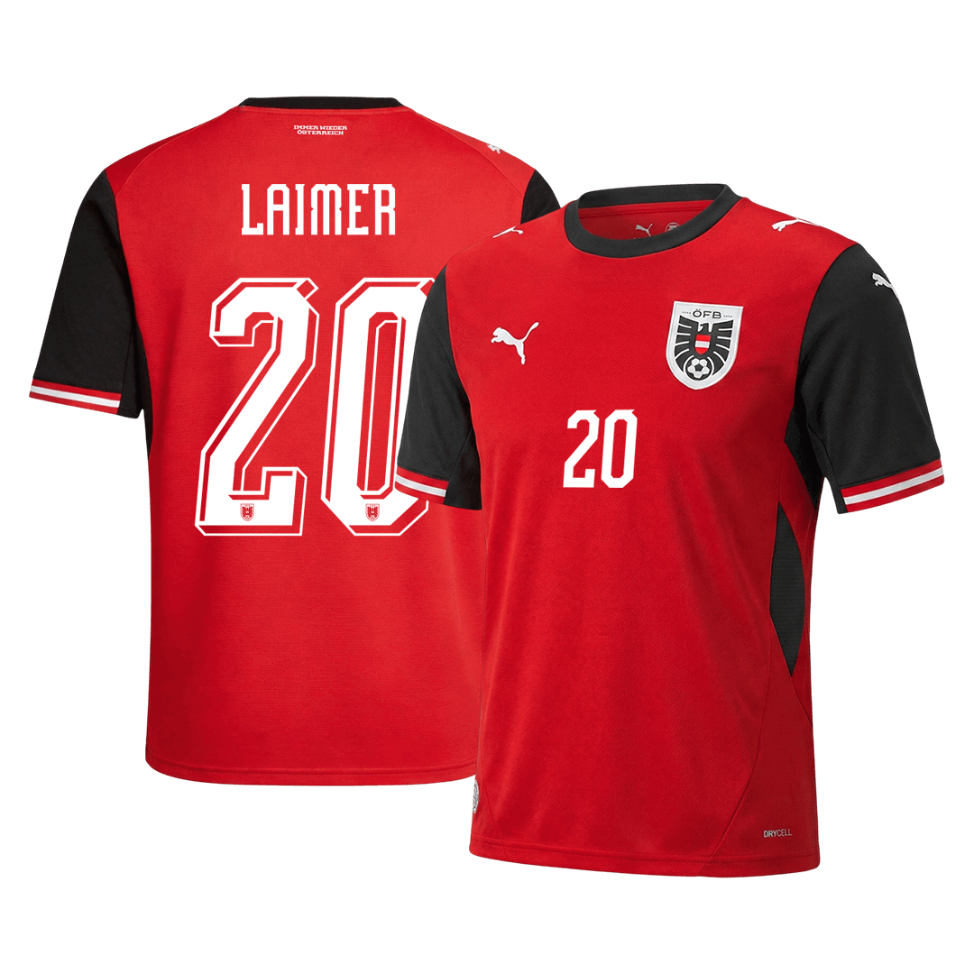 LAIMER #20 Ausztria Hazai Mez Világbajnoki 2026 Piros