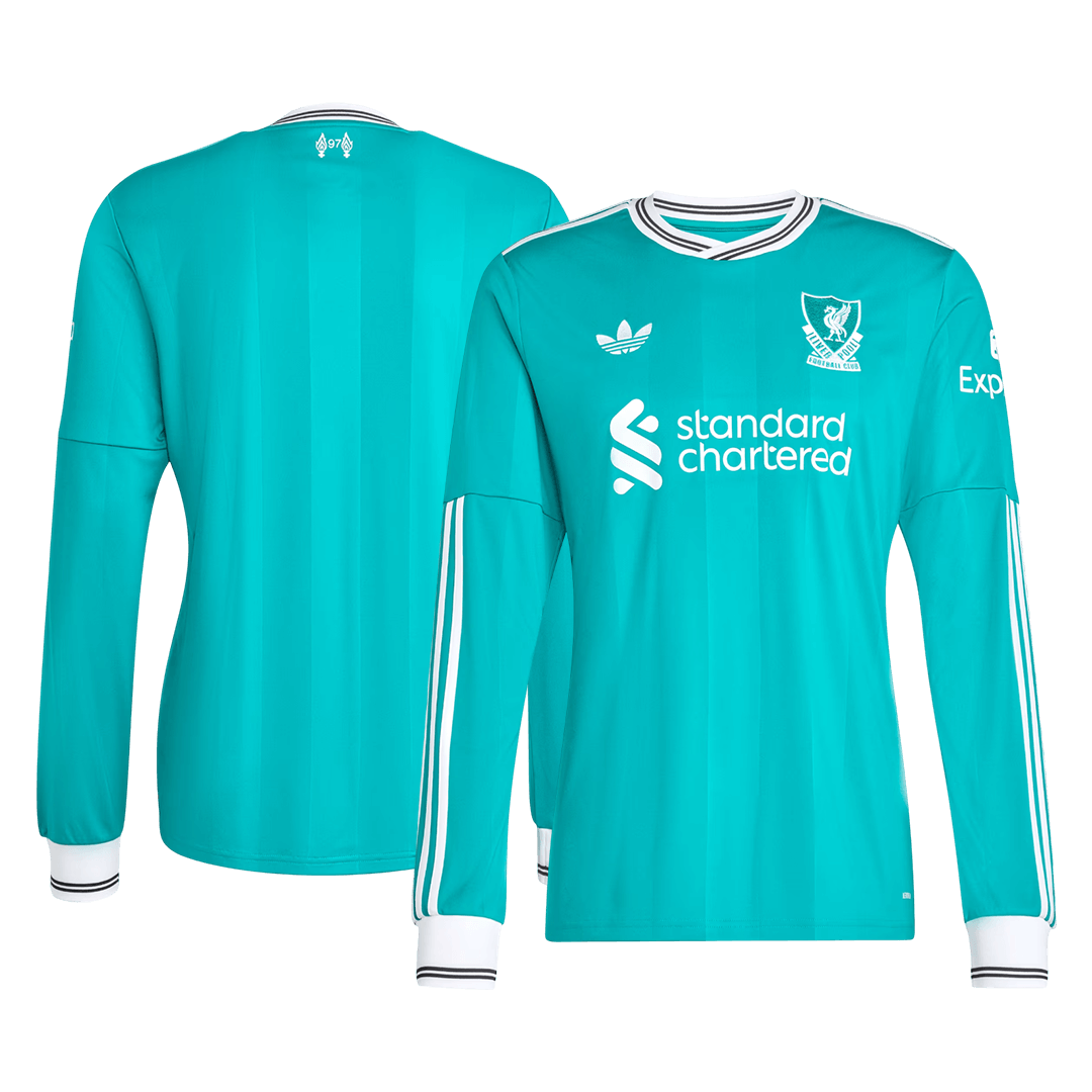 Liverpool Harmadik Hosszú Ujjú 2025/26 Zöld