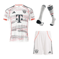 Bayern Munich Idegenben Mez Szett (Mez + Nadrág + Zokni) 2025/26- Fehér