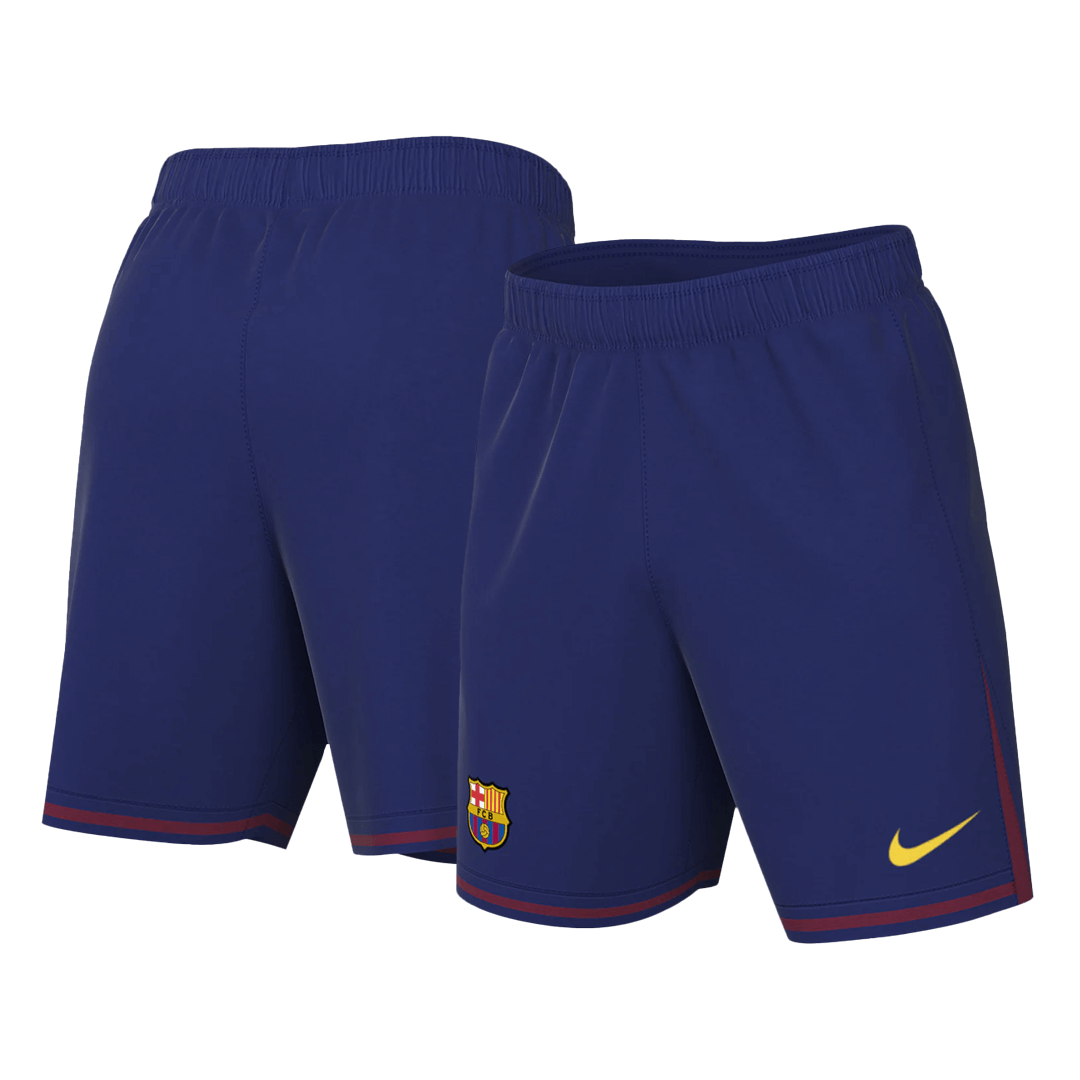 Barcelona Otthon Soccer Rövidnadrág 25/26 Haditengerészet