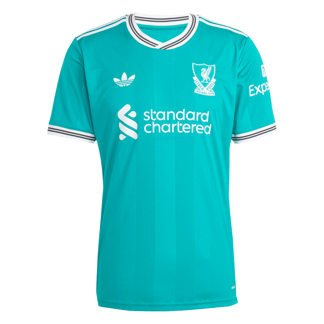 M.SALAH #11 Liverpool  Idegenbeli  Harmadik  Mez 2025/26  Zöld