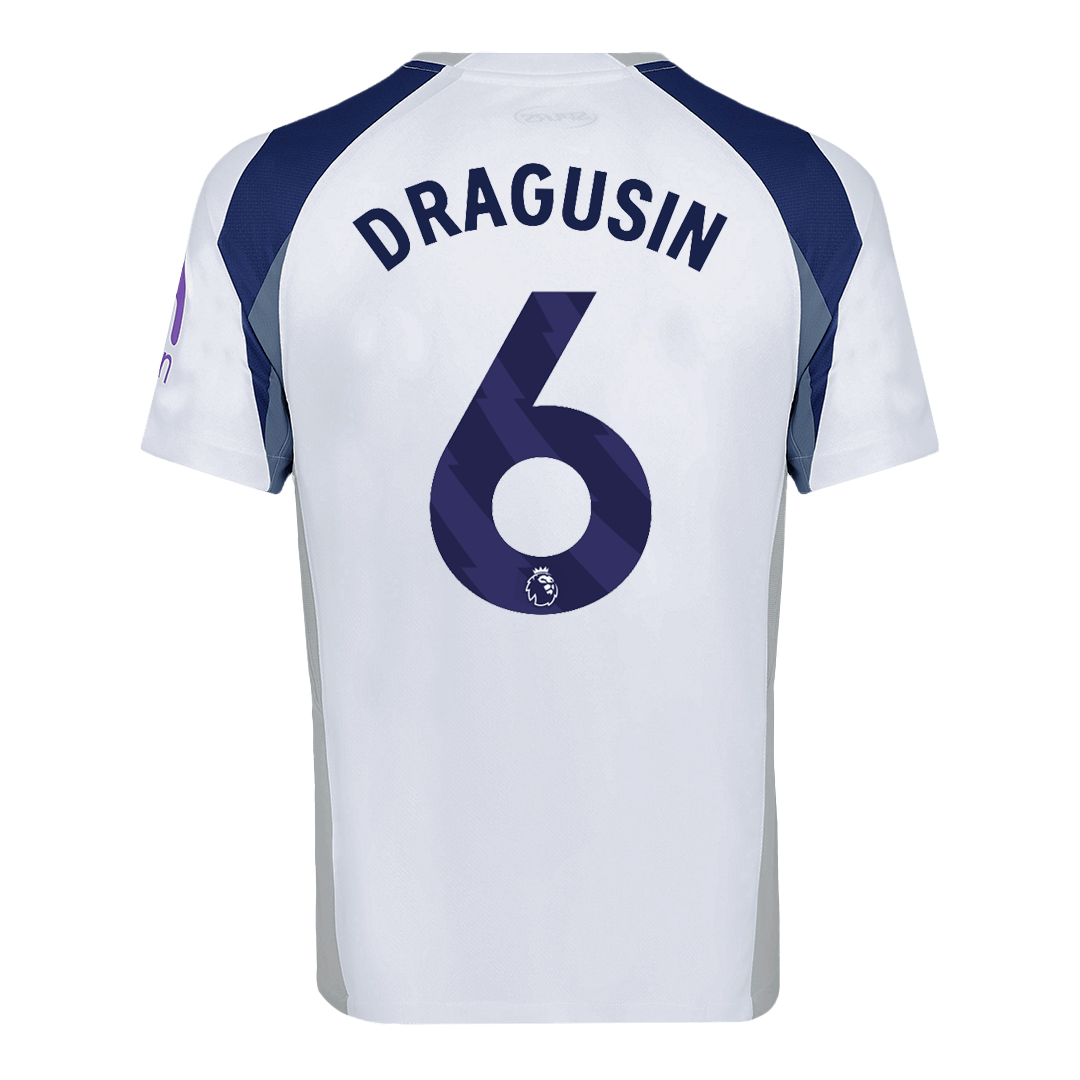 DRAGUSIN #6 Tottenham Hotspur 
Otthon 
 Futball Mez 
2025/26 
 Fehér