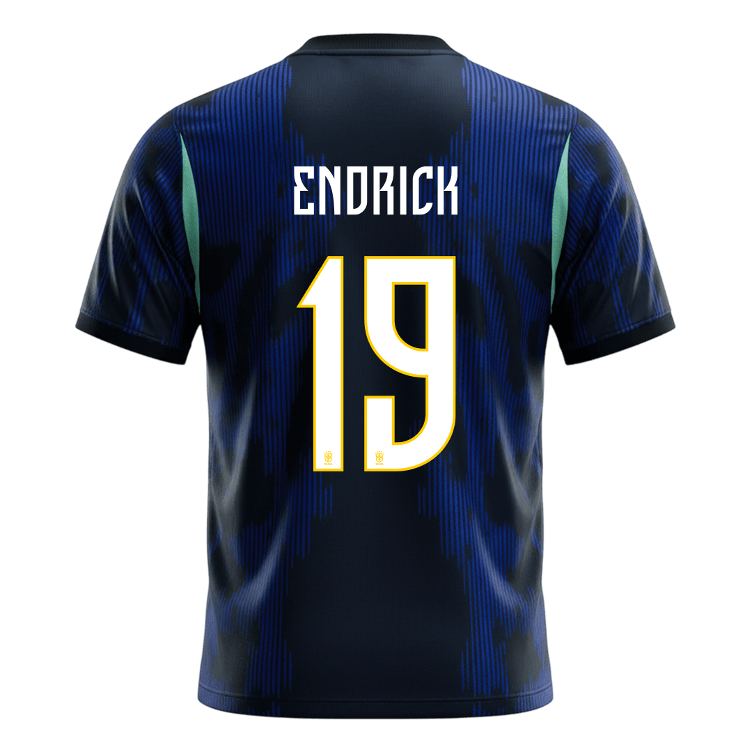 ENDRICK #19 Brazília Idegenbeli Mez 2026 Sötétkék