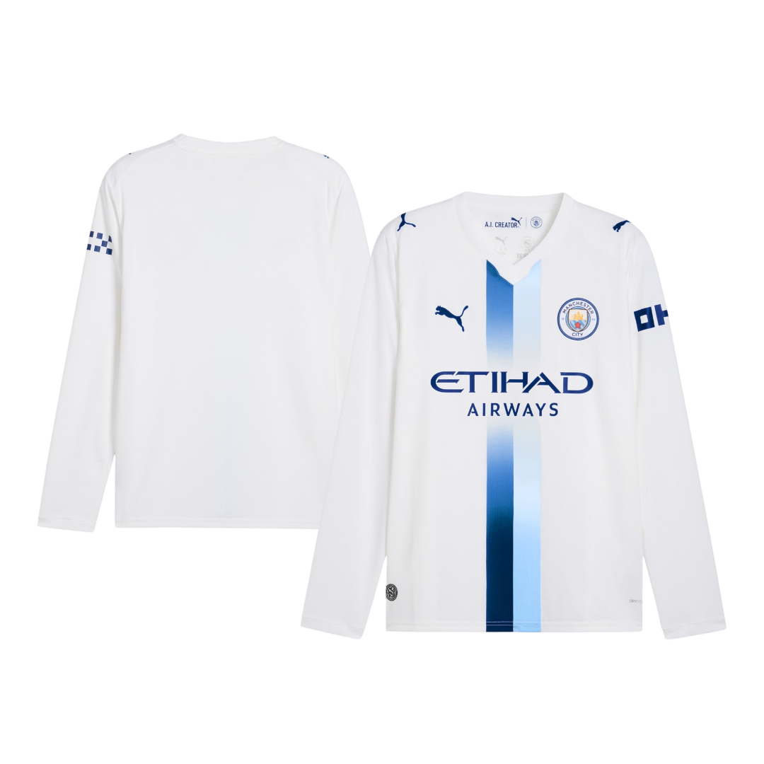 Manchester City Harmadik Hosszú Ujjú Mez 2026/27 Fehér