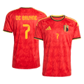 DE BRUYNE #7 Belgium Hazai Világbajnoki Mez 2026 Piros