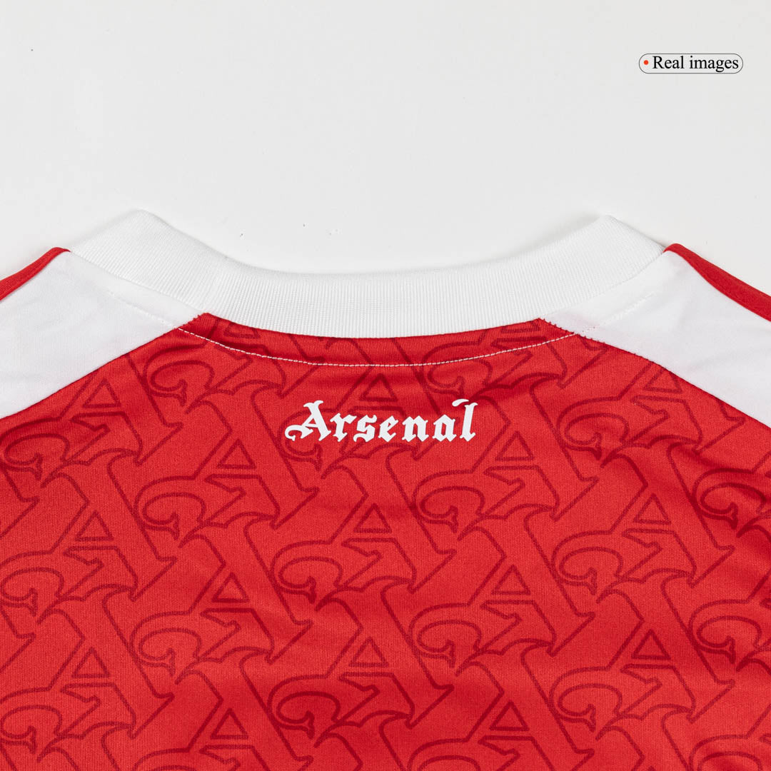 SAKA #7 Arsenal Otthoni Soccer Mez 2025/26 Piros