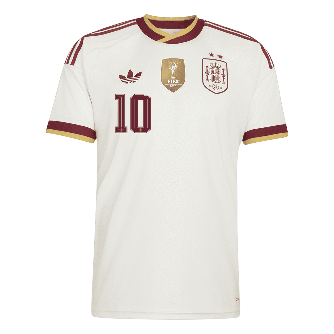 OLMO #10 Spanyolország Idegenbeli Mez 2026 Fehér