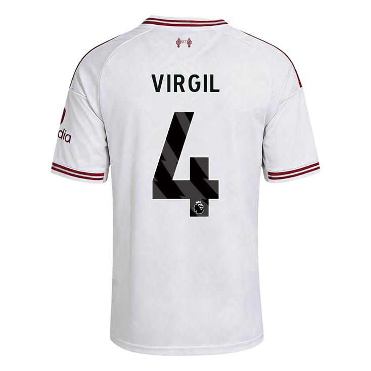 VIRGIL #4 Liverpool Idegenbeli Mez 2026/27 Fehér