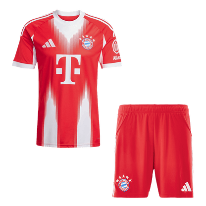 Bayern Munich Otthon Soccer Mez Készlet(Mez+Rövidnadrág) 2025/26 Piros