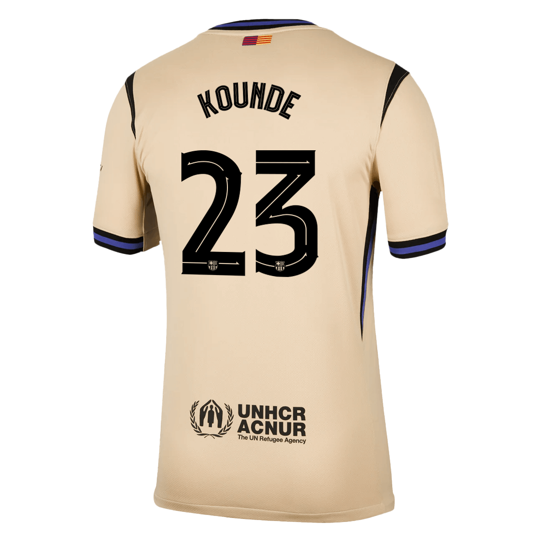 KOUNDE #23 Barcelona Idegenbeli Mez 2025/26 Sárga