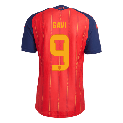 GAVI	 #9 Spanyolország Játékos Verzió Hazai Mez Világbajnoki 2026 Piros