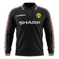 Manchester United Idegenbeli Retro Mez 1998 Fekete