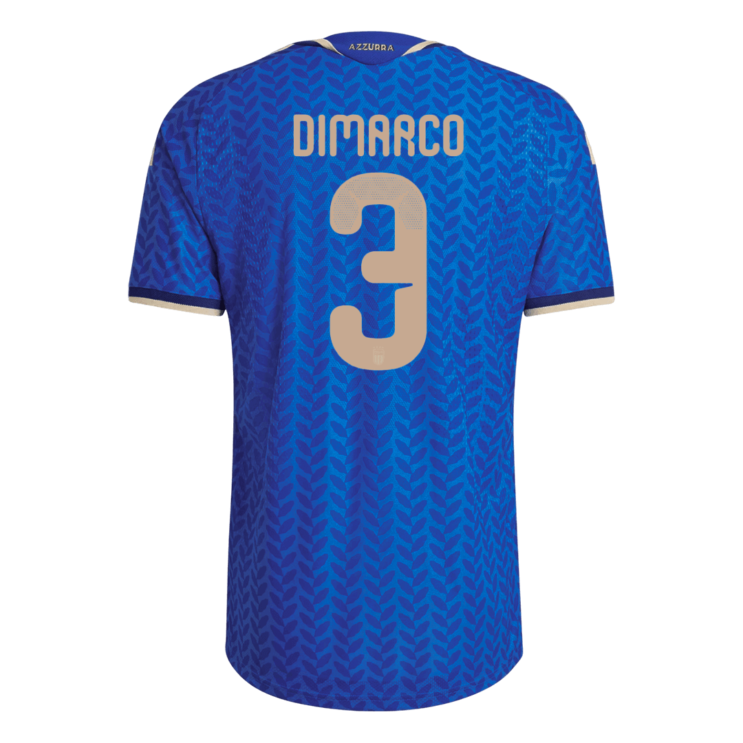 DIMARCO #3 Olaszország Játékos Verzió Hazai Világbajnoki Mez 2026 Kék