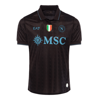 Napoli Játékos Idegenbeli Harmadik Mez 2025/26 Fekete