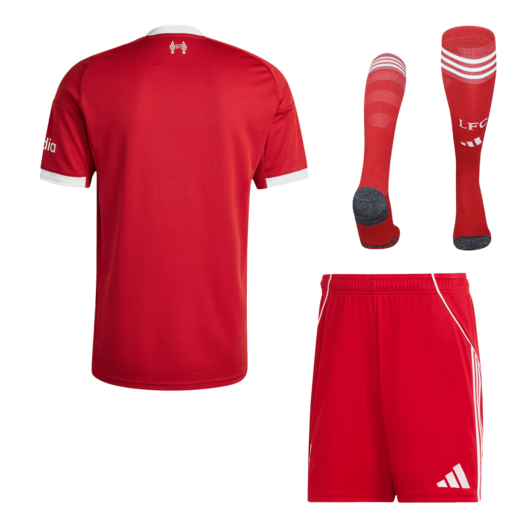 Liverpool Hazai Mez Szett (Mez+Nadrág+Zokni) 2025/26 Piros