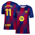 RAPHINHA #11 Barcelona Otthon Soccer Mez 2025/26 Piros&Kék - UCL