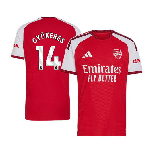 GYÖKERES #14 Arsenal Játékos Verzió Hazai Mez 2026/27 Piros