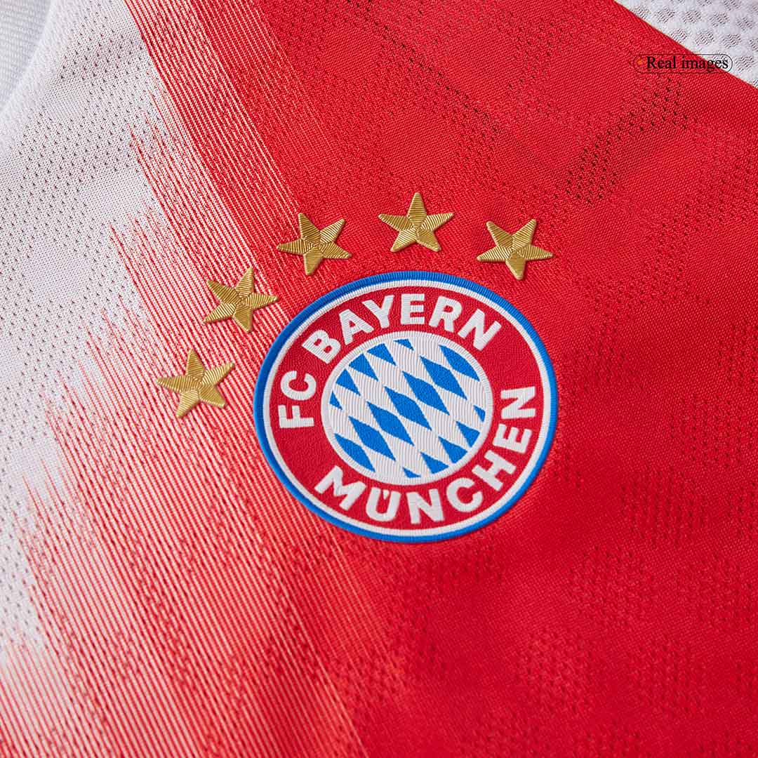 UPAMECANO #2 Bayern Munich Játékos Otthon Mez 2025/26 Piros