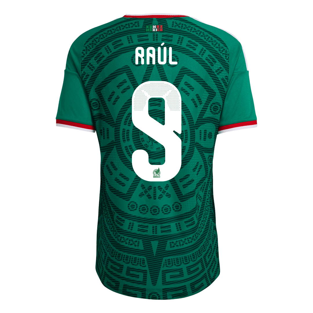 Raúl #9 Mexikó Játékos Verzió Hazai Mez Világbajnoki 2026 Zöld