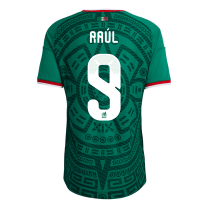 Raúl #9 Mexikó Játékos Verzió Hazai Mez Világbajnoki 2026 Zöld