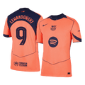 LEWANDOWSKI #9 Barcelona Játékos Idegenbeli Harmadik Mez 2025/26