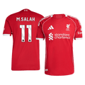 M.SALAH #11 Játékos Liverpool Otthon Soccer Mez 25/26 Piros