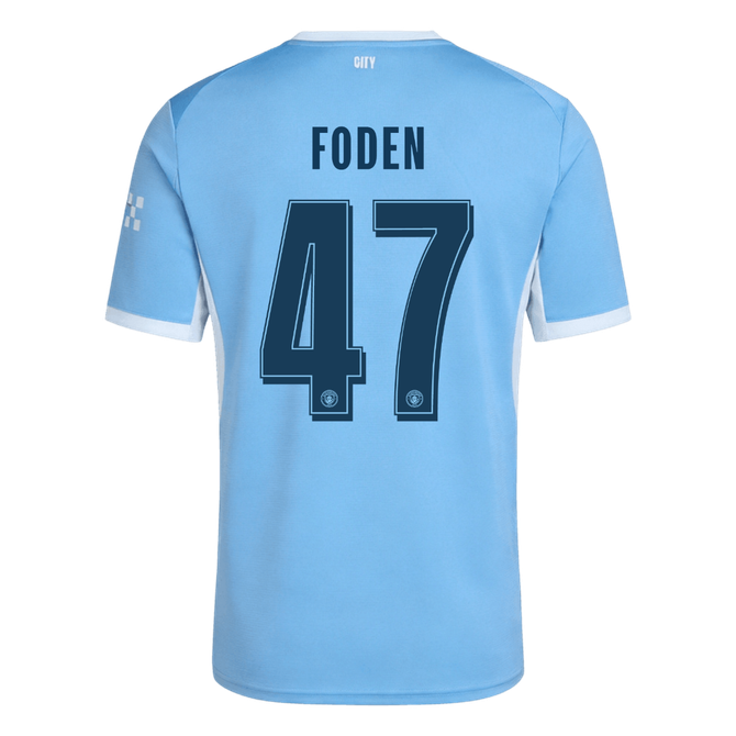 FODEN #47 Manchester City Hazai Mez 2026/27 Kék