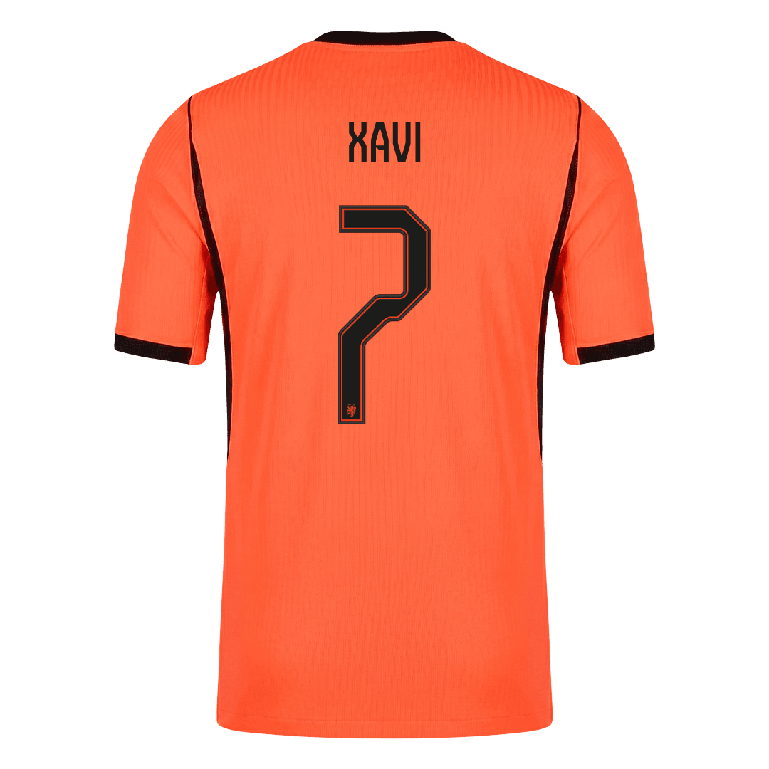 XAVI #7 Hollandia Játékos Verzió Hazai Mez Világbajnoki 2026 Narancs