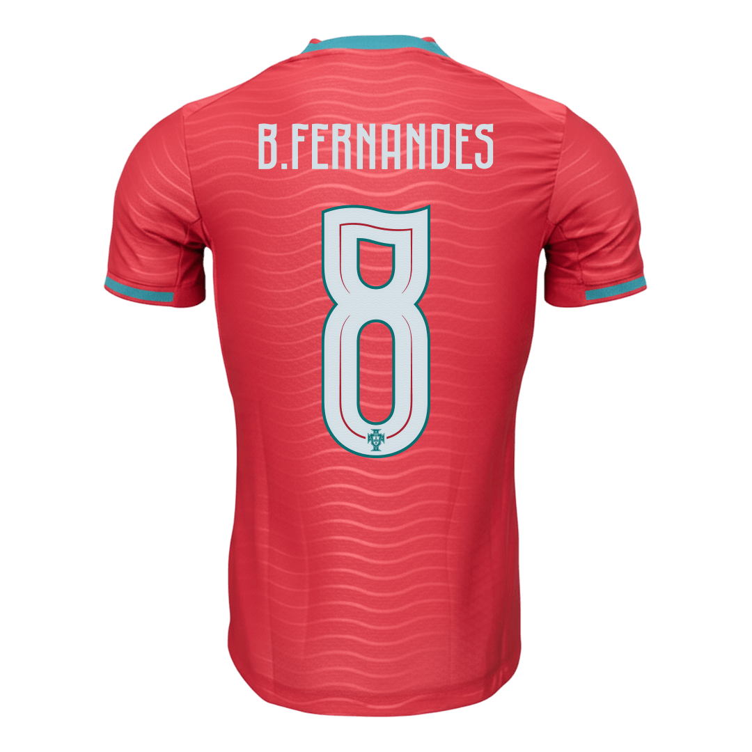 B.FERNANDES #8 Portugália Játékos Verzió Hazai Mez Világbajnoki 2026 Piros