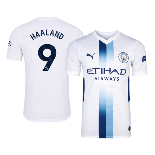 HAALAND #9 Manchester City Játékos Verzió Harmadik Mez 2026/27 Fehér