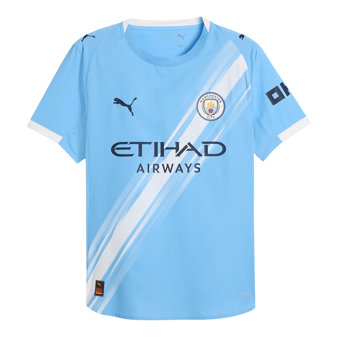 HAALAND #9 Manchester City Játékos Otthon Mez 2025/26 Kék