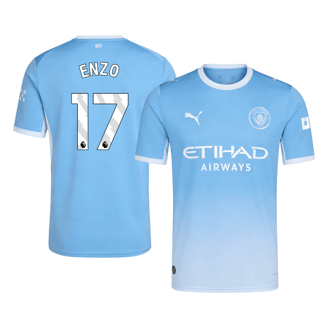 ENZO #17 Manchester City Hazai Mez 2026/27 Kék