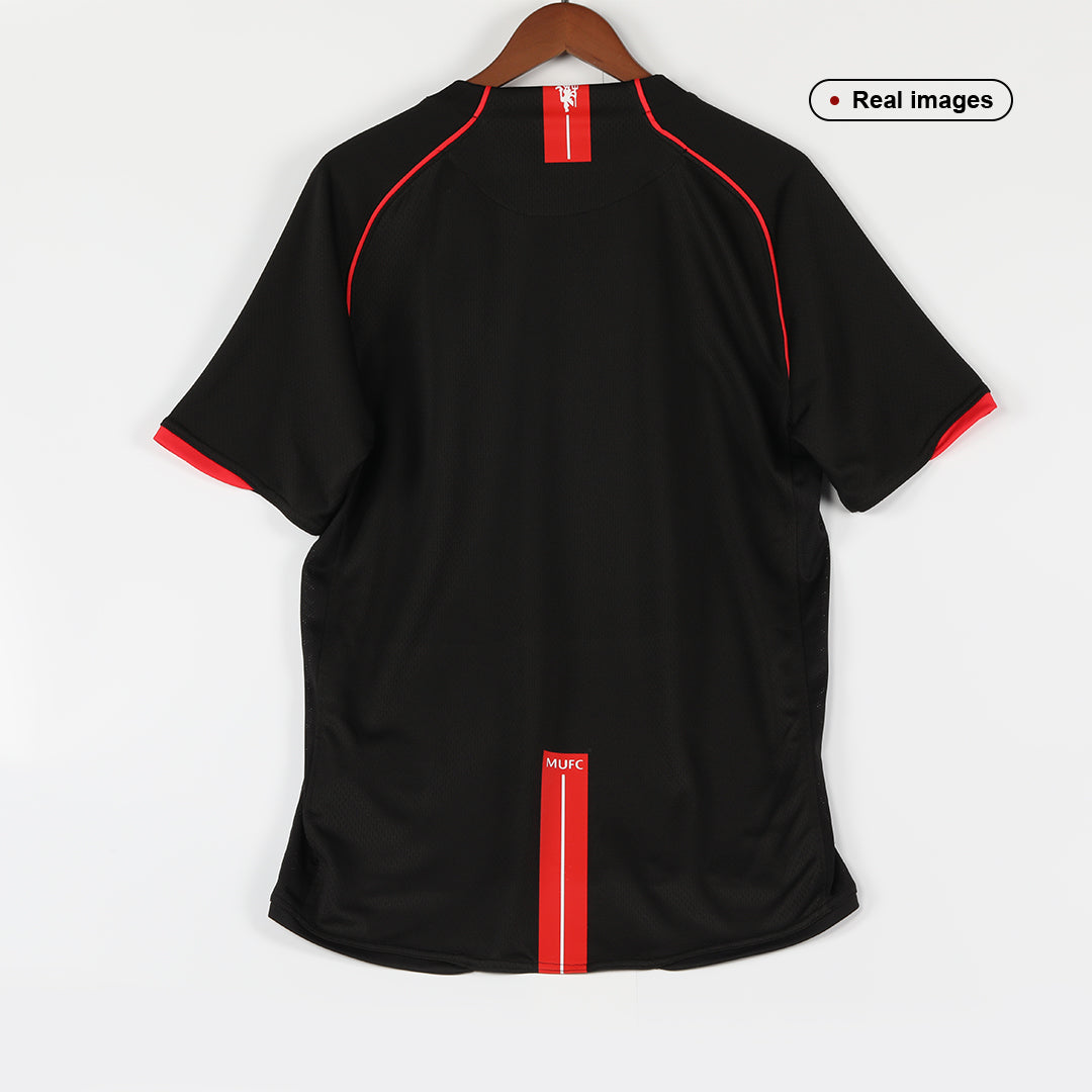 Manchester United Idegenbeli Retro Futball Mez 2007/08 Fekete 2025/26