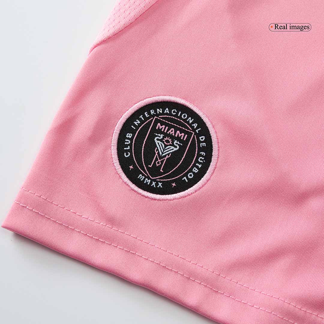 Inter Miami Otthoni Soccer Mez Készlet(Mez+Rövidnadrág) 2025 Rózsaszín