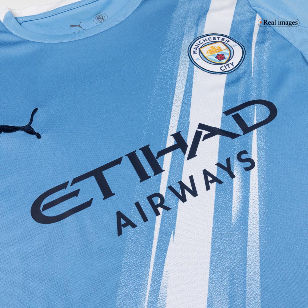 【Szuper jó minőségű】Manchester City Otthon Mez 2025/26 Kék