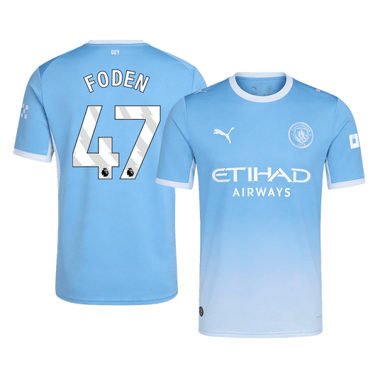 FODEN #47 Manchester City Hazai Mez 2026/27 Kék