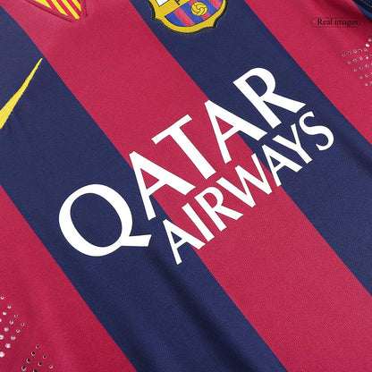 Barcelona Otthon Retro Futball Mez 2014/15 Piros&Kék