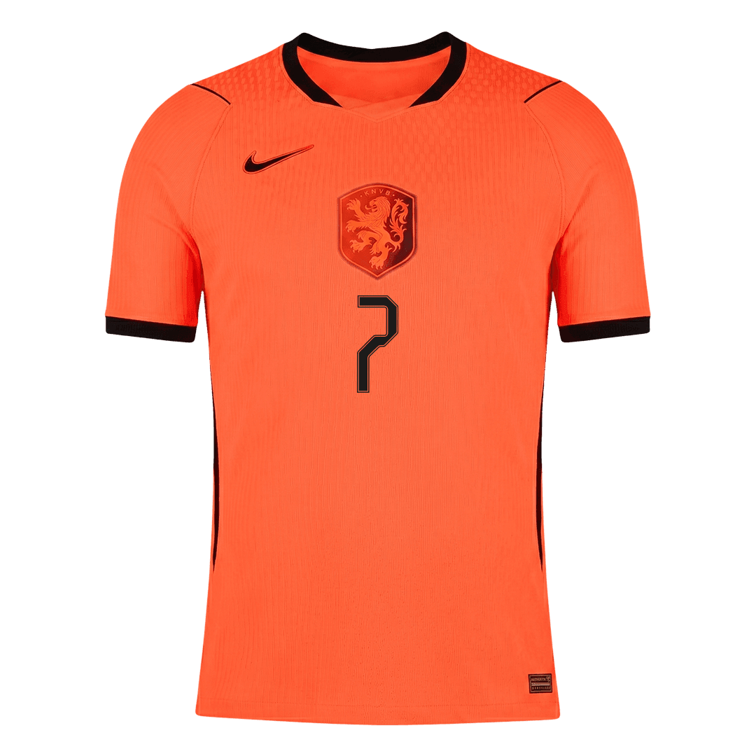 XAVI #7 Hollandia Játékos Verzió Hazai Mez Világbajnoki 2026 Narancs
