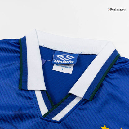 Brazília Idegenbeli Retro Futball Mez 94/96 Kék
