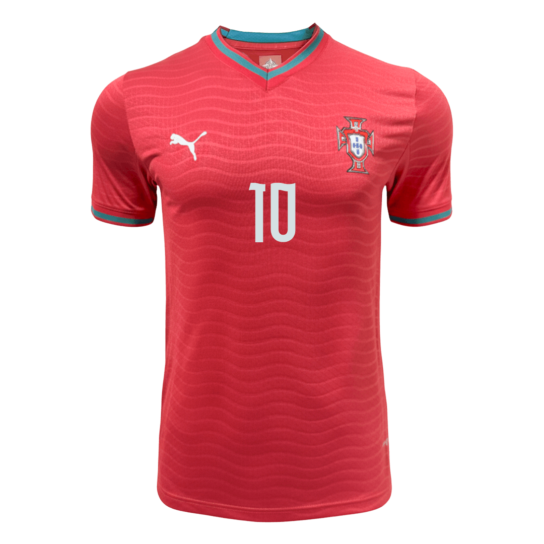 BERNARDO #10 Portugália Játékos Verzió Hazai Világbajnoki Mez 2026 Piros