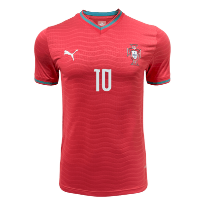 BERNARDO #10 Portugália Játékos Verzió Hazai Világbajnoki Mez 2026 Piros