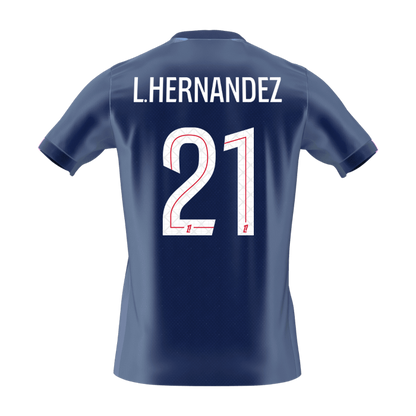 L.HERNANDEZ #21 PSG Hazai Futball Mez 2025/26 Sötétkék